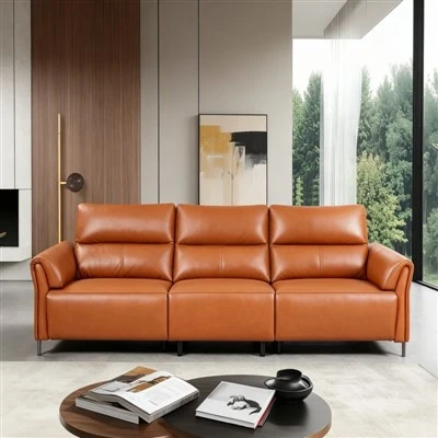 Kožna uredska sofa za prostor za posjetitelje